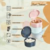 HEFA Small Containers with Lids, Snack Containers, Salad Dressing Containers,