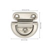 Stainless Steel Marine Folding Pad Eye Cleat Heavy Duty D
