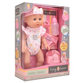 John Adams John Adams | Tiny Tears - Baby Classic - 38cm crying and wetting doll: One of the UK's best loved doll brands! | Nurturing Dolls | Ages 18m+