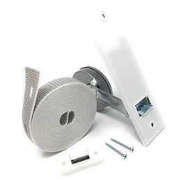 Selve Cargo Strap, 23 mm x 6 m, Gray/White, Alloy Steel Screw Fastener, Two-Arm Belt Winder 160 mm, 1 Count, 30 mm Width, CARGO_STRAP