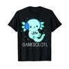 Kawaii Gamesolotl Axolotl Gamer Anime Gifts Boys Girls T-Shirt