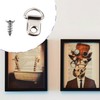Tabanzhe 50 PCS D Ring Hangers,Home Decoration Picture Frame D