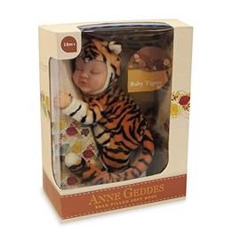 ANNE GEDDES Baby Tiger Bean Filled Soft Doll
