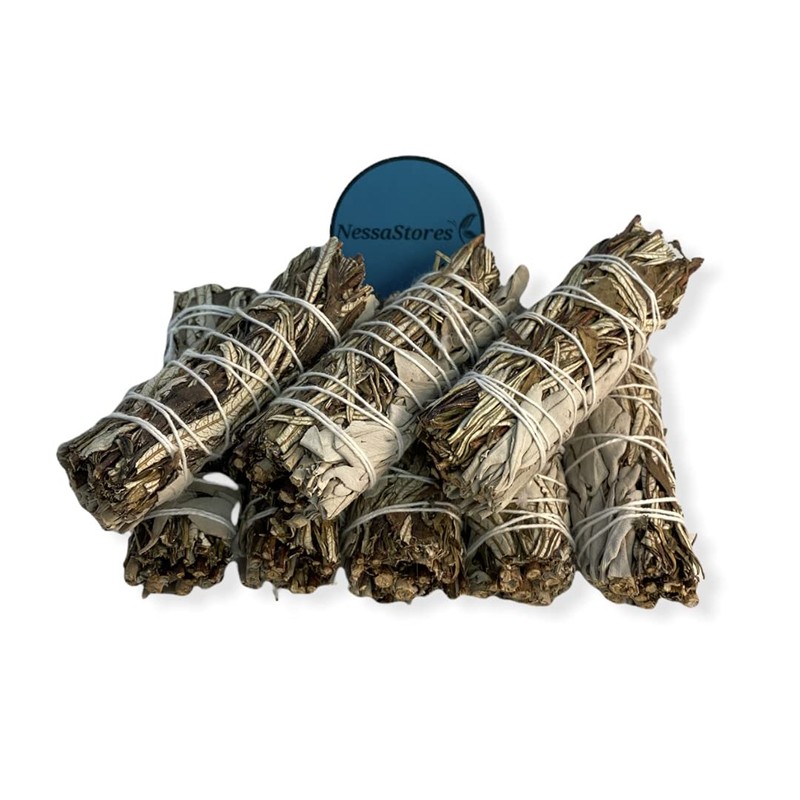 NESSASTORES - White Sage + Yerba Santa Smudge Stick Incense