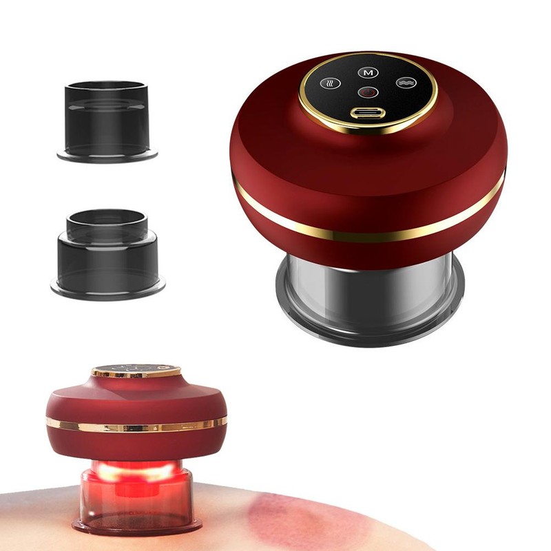 Electric Cupping Massager 3 Temperature Control Vacuum Cupping Portable Scraping