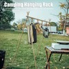 Lightweight Camping Hanging Rack Hook Design Aluminum Alloy Outdoor Camping