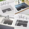 Toovem Silicone Grid Sink Mat Protectors Kitchen Sink Protector Dishwasher