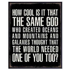 Christian Quotes Wall Decor for Men - Inspirational Gifts for Him - Bible Quotes Bedroom Aesthetic Wall Decor - God Quotes Wall Art - Christianity Inspiring Wall Art - Man cave Religious Wall Decor