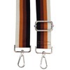 Allzedream Purse Strap Replacement Crossbody Handbag Stripe Wide Adjustable (Brown,