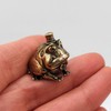 Toad in a Hat Figurine Frog Tiny Collectible Amphibian Small