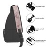 COFEIYISI Leopard Print Sling Bag for Women - Elegant Rose
