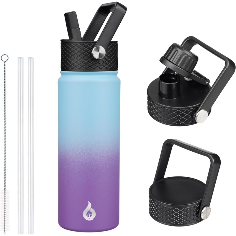 BJPKPK Botellas de Agua Aisladas de Acero Inoxidable 32 onz