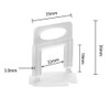 Aisamco 300pcs Tile Leveling Brackets Tile Spacer 3mm Clips for