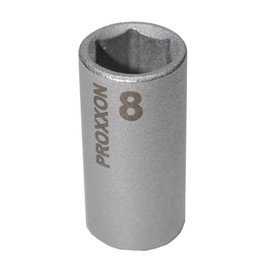 Proxxon 23718 socket wrench, nut, 8 mm, drive, 6.3 mm, (1/4 inch)