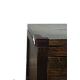 Dreambaby Foam Corner Protectors, Brown (Pack of 4)