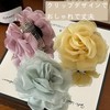 HAPVITAL バレッタ パール カメリア バナナクリップ 韓国風 可愛 大きめ 髪留め 女性用