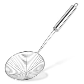 Steel Spider Strainer Skimmer Ladle, Kitchen Gadgets Wire Strainer Pasta Strainer Spoon Strainer Spider Skimmers for Kitchen Cooking and Frying