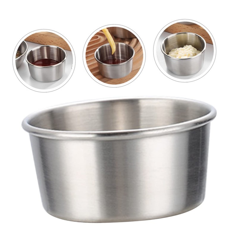 KICHOUSE Multi-function Sauce Holders Salad Dressing Bowls French Fries Ketchup