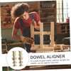 UKCOCO 20 Sets Table Leaf Dowel Aligners for Reliable Table