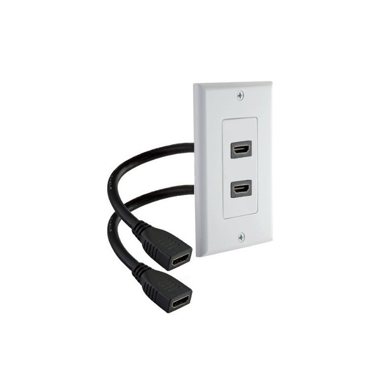iMBAPrice - HDMI Pigtail Wall Plate Built-in Flexible Hi-Speed HDMI
