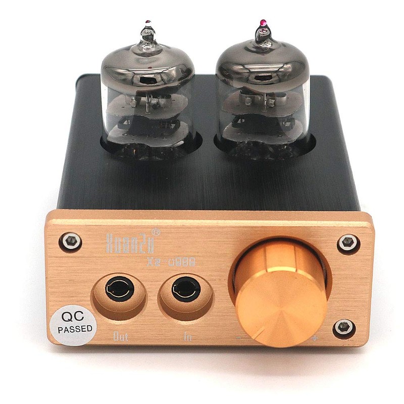 WINGONEER 真空管内蔵アンプミニステレオハイファイヘッドフォンオーディオアンプDIY