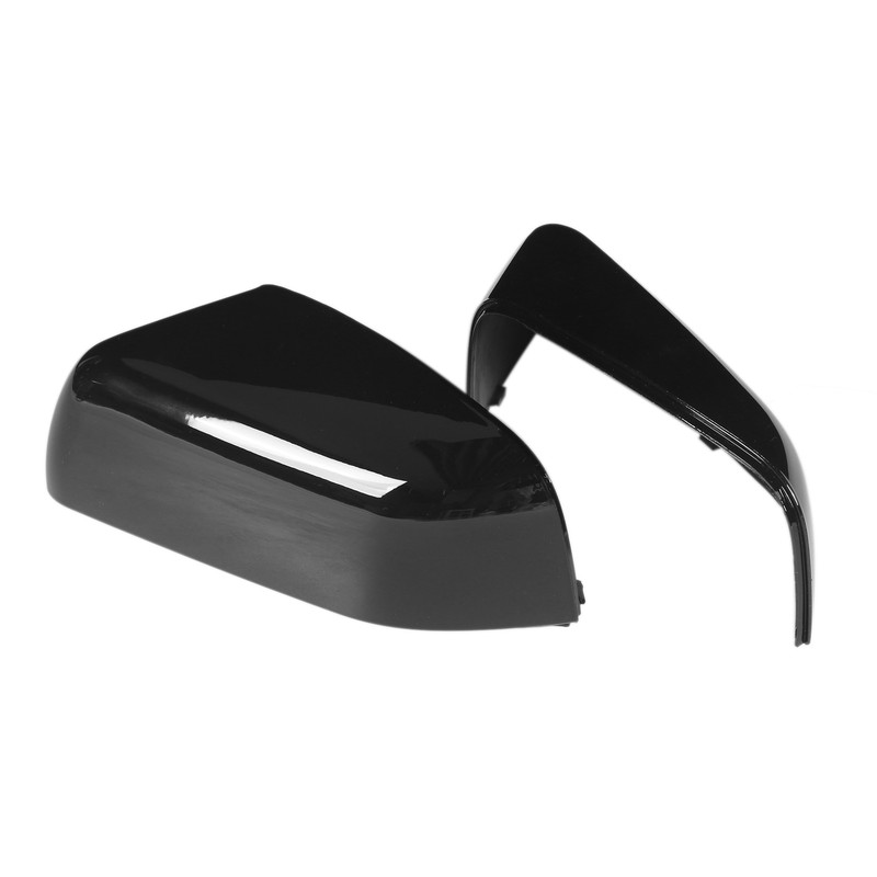 2PCS Door Mirror Cover LR019962 Glossy Black Replacement for LAND