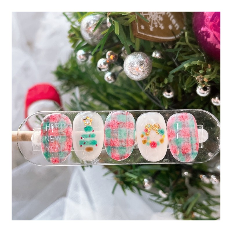 Pure J [x-mas collection 2]ʜ.ɴ.ʏ ❄ - Short Almond /