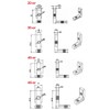 CNCMANS 4 x T Slot T-Nut Inner Bracket with Screws