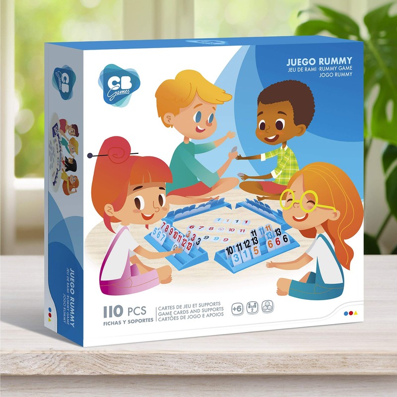 COLORBABY 49038 Rummy CB Games Board Game Rummi