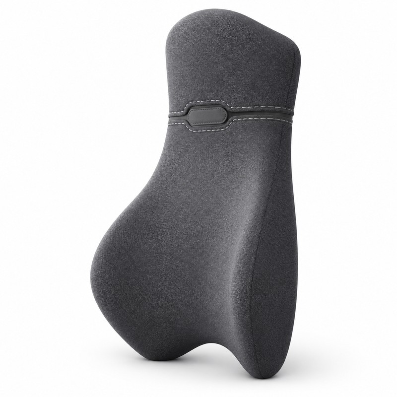 Memory Foam Lumbar Support Pillow for Office Chair, Ergonomic Backrest