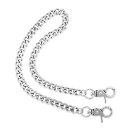 Grevosea Wallet Chain, 20 Inch Heavy Duty Pocket Chain with Lobster Clasps Punk Pants Chain for Men Women Belt Chain for Jeans Pants Clothing Goth Accessories