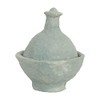 Creative Co-Op Decorative Handmade Paper Mache Dish with Lid
