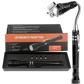 Herramienta De Recogida Magnética LED, Linterna Magnética Retráctil, Ideas Geniales Para Regalos De Gadgets, Regalos Para Hombres