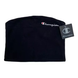 Logo NWT Champion Women's Black Logo Tube Top Size L