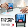 Shiny for Deposit Only Stamp Self Inking Rubber Stamp, 1/2"