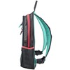 Eastsport Active Mesh Backpack with Padded Adjustable Straps, Graphite/Turquoise/Sweet Coral
