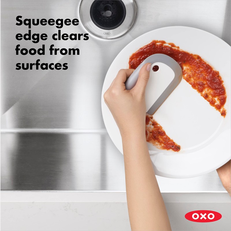 OXO Good Grips Small Squeegee for Kitchen Sink, Dishes, and