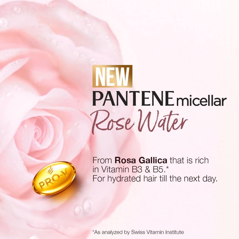 Pantene Pro-V Blends Micellar Rosewater Moisturising Conditioner: Restoring Moisture For