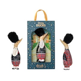 DCUK Scottish Guard Wooden Dinky Duck Ornament in Gift Box