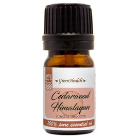 Cedarwood Himalayan Essential Oil - 1/6 fl oz (5 ml) - 100% Pure Essential Oil - GreenHealth