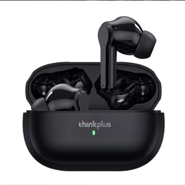 Lenovo Audífonos in-ear gamer inalámbricos Lenovo LivePods LP1S negro con luz LED