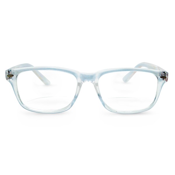 New York Bifocal Reading Glasses (Clear, 1.0)