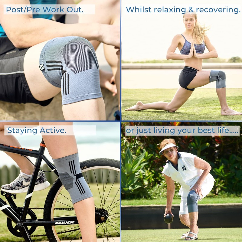 Kedley Knee Support Sleeve | Premium Elasticated Compression Support Band