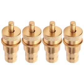 Ocnvlia 4Pcs Offroad Brass Tire Venting Machine s Kit Automatic 6-30Psi Tyre Tire Pressure Relief Valve Deflators Bleeder Valve