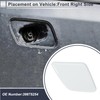 RATCHROLL Front Right Side Bumper Headlight Washer Nozzle Cover Cap
