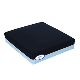Medline Pressure Redistribution Cushion Seat with Gel Foam for Wheelchairs, 18" x 16" x 3", Comfort Support & Pressure Relief, Pack of 4