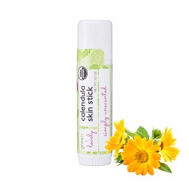 Calendula Skin Stick, Simply Unscented. Moisture Stick. Organic Lotion Bar. Moisturizing Ointment Salve. Multipurpose Skin Cream - 0.5 oz. (2 tube set)