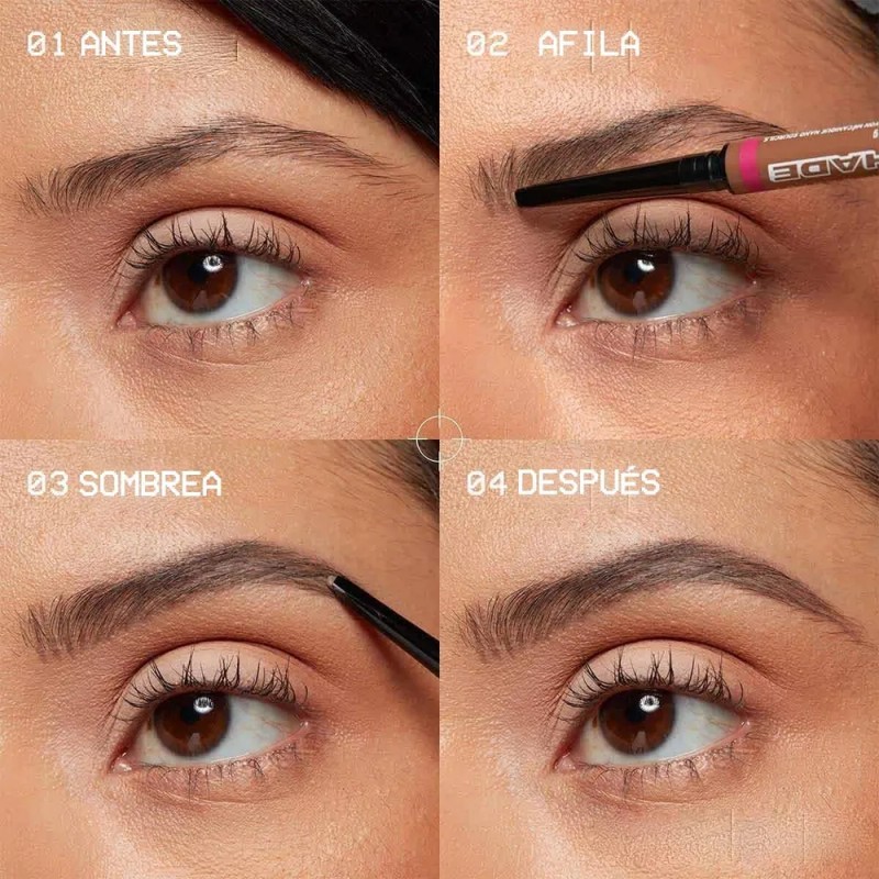 Lápiz De Cejas Blade Shade De Nyx Professional Makeup Black