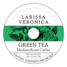Green Tea Medium Roast Coffee (Single Serve K-Cup Pods) (Gourmet, Naturally Flavored, Whole Coffee Beans) (12 pods, ZIN: 572952) - 3 Pack