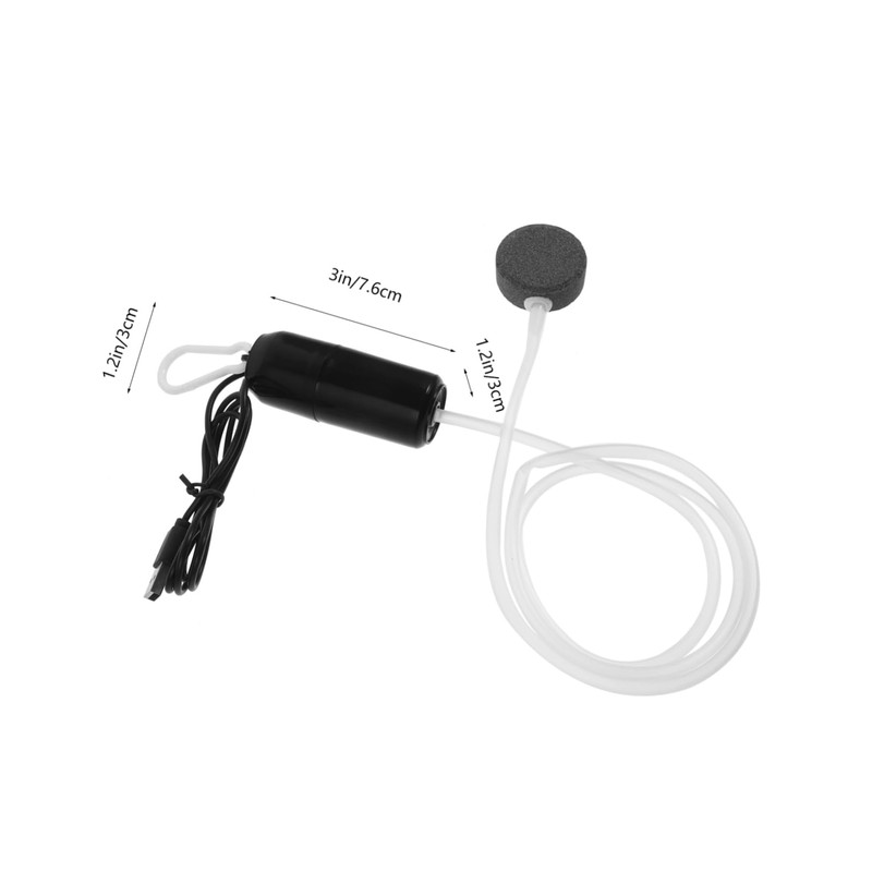 FRCOLOR Aquarium Aerator Small Pump USB Fish Tank Oxygenation Pump